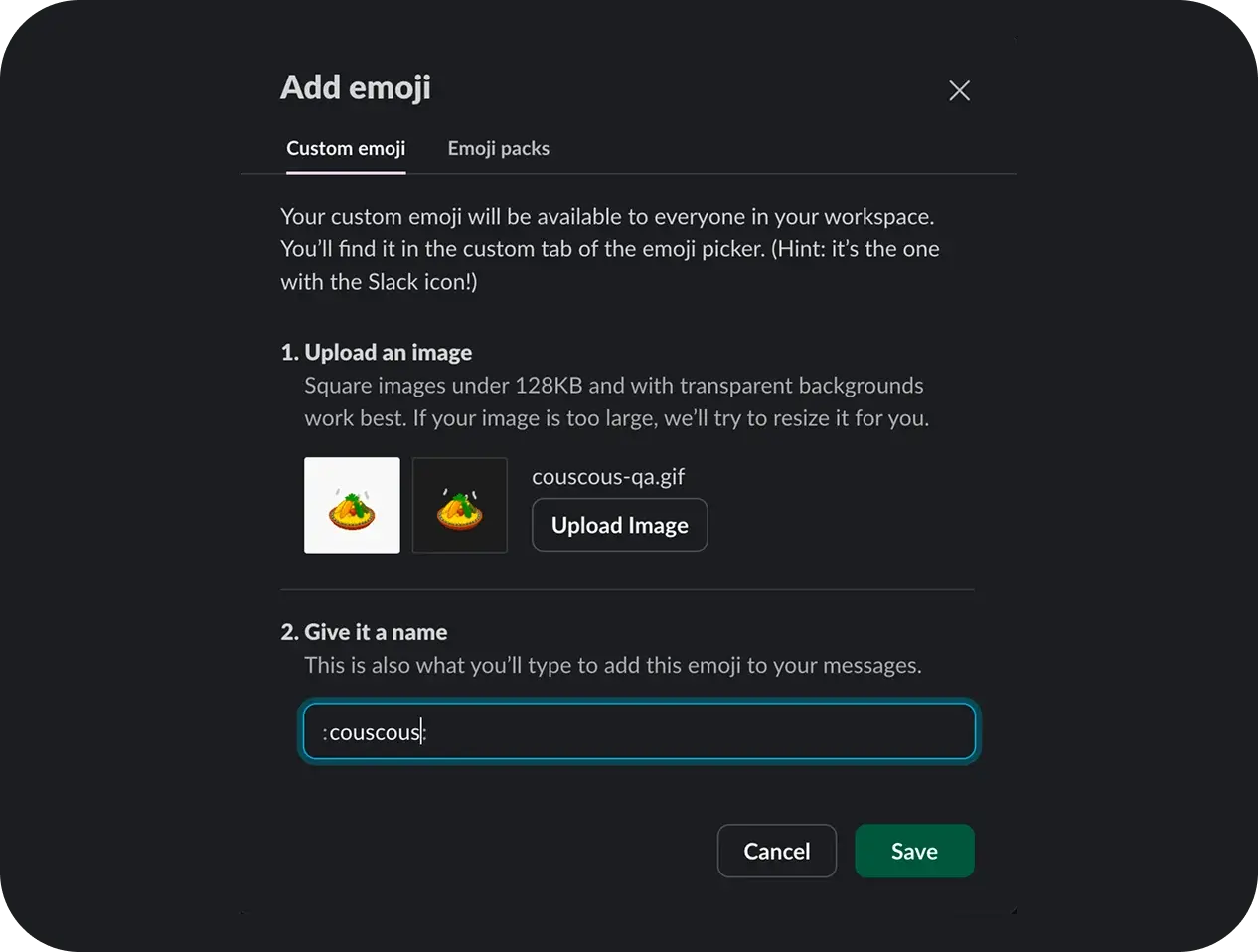 Watch how to integrate Couscous with Slack